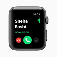 New Apple Watch Series 3 (GPS, 42mm) - Space Grey Aluminium Case with Black Sport Band