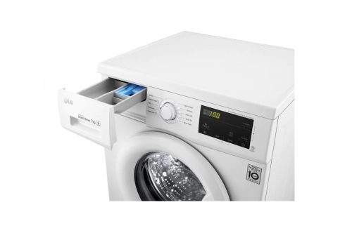 LG FH2J3QDNP0 Front Load Washer, 7 Kg, 6 Motion Direct Drive, Smart Diagnosis™ Washing Machine - White