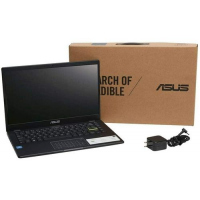 Asus E410M Intel Celeron N4020 4GB RAM 64GB SSD 14" FHD, MicroSD Slot Win10 - Black