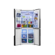 Hisense 561 – Litres Fridge RQ561N4AC1; Multi Door Frost Free Refrigerator With Water Dispenser – Silver Hisense Fridges TilyExpress