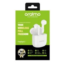 Oraimo Original FreePods 2 True Wireless Bass Earbud – White Headsets TilyExpress