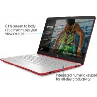 New Hp Intel Pentium Gold, 512GB SSD, 4GB RAM,15.6" HD - Scarlet Red