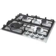 Hisense  60cm 4 Gas Cooker Hob - Stainless Steel