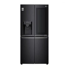 LG 570-Litres Fridge GC-X22FTQKL; Net 426(L) | Slim French Door Fridge, with InstaView Door-In-Door™, Frost Free Side By Side Refrigerator - Black