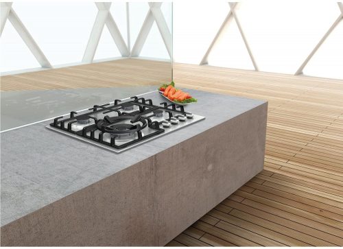 Hisense  60cm 4 Gas Cooker Hob - Stainless Steel