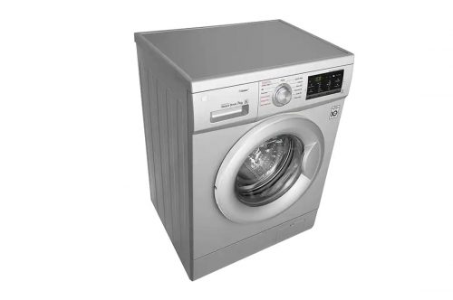 LG FH2G7QDY5 7KG Steam Washing Machine Silver Knob