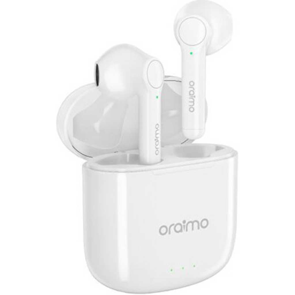 Oraimo Original FreePods 2 True Wireless Bass Earbud - White