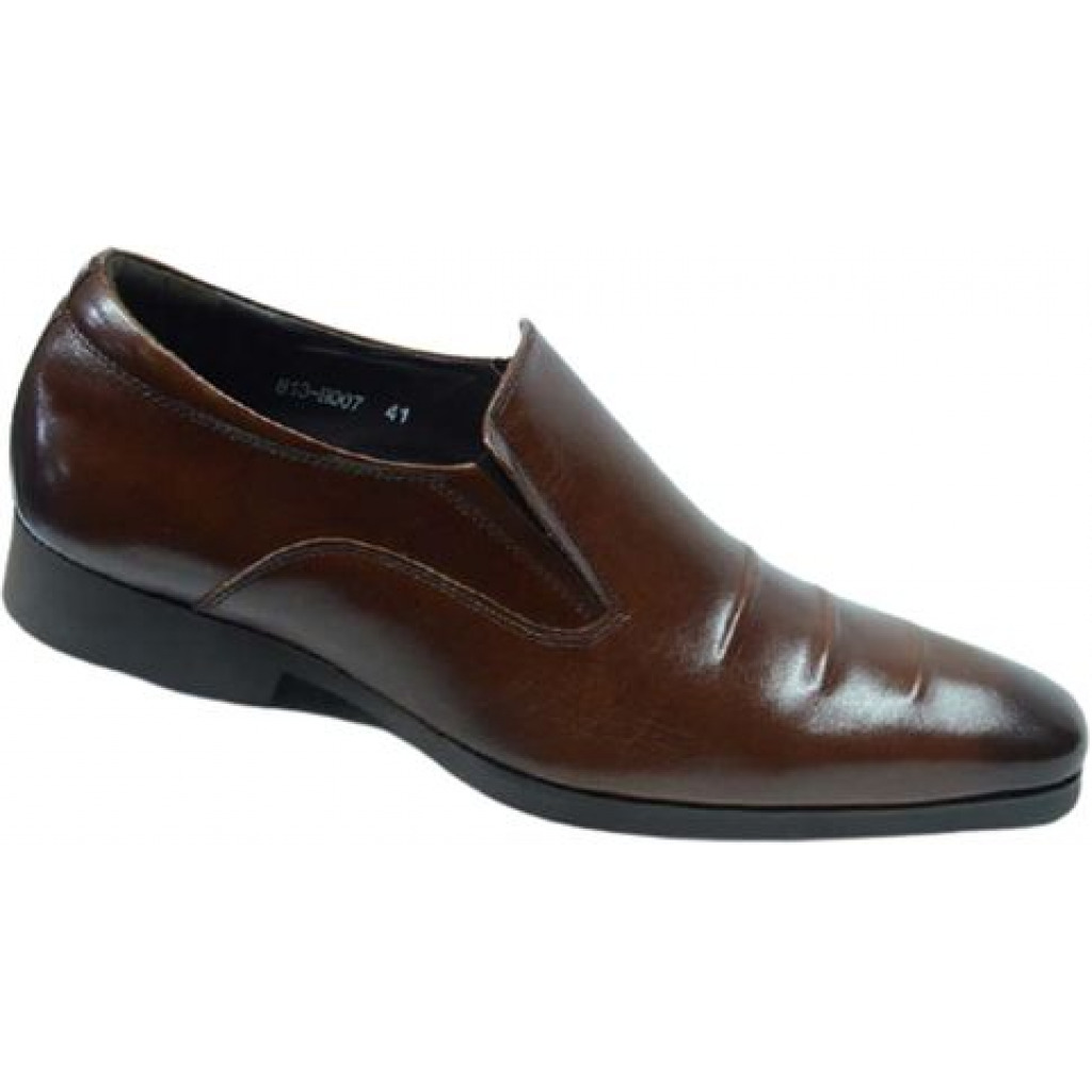 Men’s Formal Gentle Shoes – Brown Men's Oxfords TilyExpress