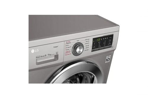 LG 9/5kg Washer and Dryer FH4G6VDGG6 9KG Steam Washing Machine Chrome Knob & Dryer Capacity 5KG