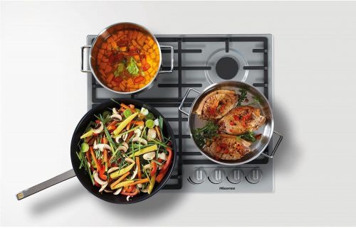 Hisense  60cm 4 Gas Cooker Hob - Stainless Steel