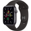 New Apple Watch SE (GPS, 44mm) - Space Grey Aluminium Case with Black Sport Band