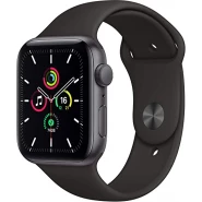 New Apple Watch SE (GPS, 44mm) – Space Grey Aluminium Case with Black Sport Band Smart Watches TilyExpress 2