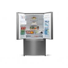Hisense 697-liter French Door Refrigerator with Dispenser RF697N4ZS1 – Multi Door Refrigerator, Frost-free, Stainless Steel Finish Hisense Refrigerators