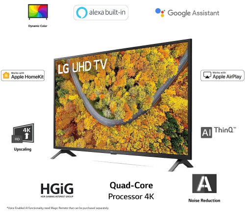 LG 65 inches 4K Ultra HD Smart LED TV (Rocky Black)