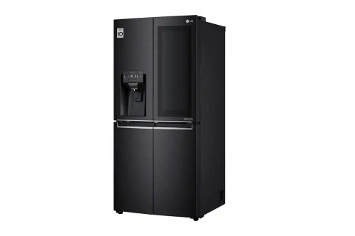 LG 570-Litres Fridge GC-X22FTQKL; Net 426(L) | Slim French Door Fridge, with InstaView Door-In-Door™, Frost Free Side By Side Refrigerator - Black