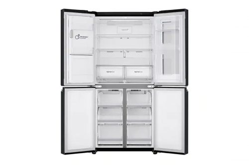 LG 570-Litres Fridge GC-X22FTQKL; Net 426(L) | Slim French Door Fridge, with InstaView Door-In-Door™, Frost Free Side By Side Refrigerator - Black