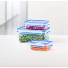 Tefal 3.7 L Square Master Seal Plastic Food Container K3022012 – White, Blue Food Savers & Storage Containers TilyExpress