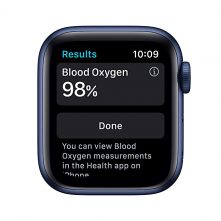 New Apple Watch Series 6 (GPS, 40mm) – Blue Aluminium Case with Deep Navy Sport Band Smart Watches TilyExpress