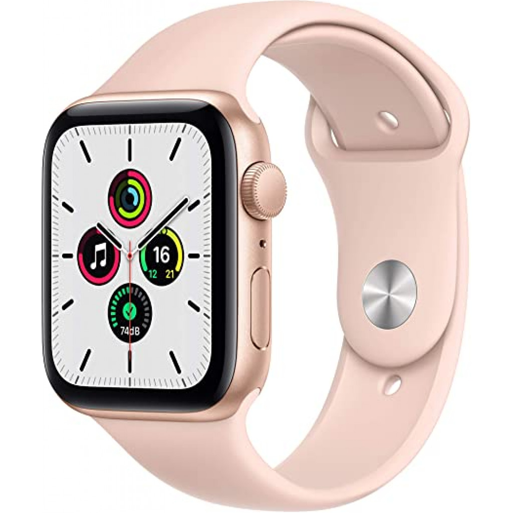 New Apple Watch SE (GPS, 40mm) - Gold Aluminium Case with Pink Sand Sport Band
