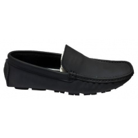 Slip on Moccasins Shoes - Black