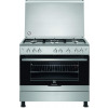 Electrolux Full Gas Cooker 90x60CM EKG9000G9U; 5-Gas Burners, Gas Oven & Grill, Auto Ignition - Silver