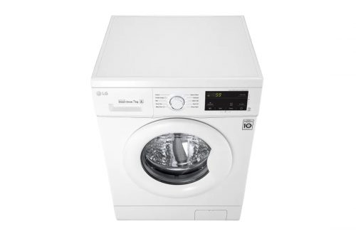 LG FH2J3QDNP0 Front Load Washer, 7 Kg, 6 Motion Direct Drive, Smart Diagnosis™ Washing Machine - White