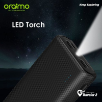 Oraimo Traveler-2 20000mAh 2.1A Fast Charging Portable Power Bank - Black