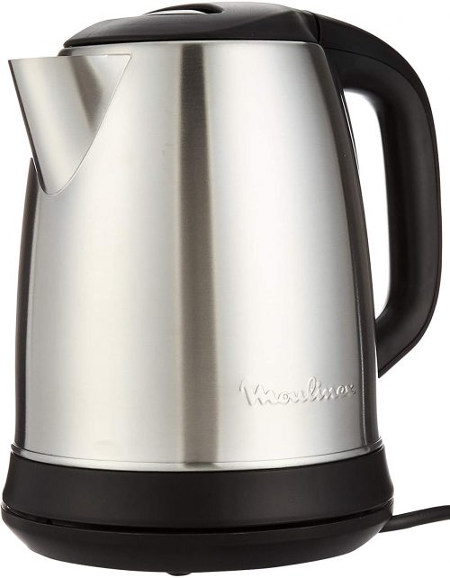 Moulinex Subito Select 1.7 Litre Kettle, 2000-2400 Watts BY550D27 Percolator - Silver, Stainless Steel
