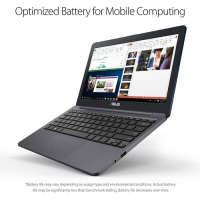 New Asus VivoBook 11.6” Intel Celeron Dual Core, 4GB RAM, 64GB HDD Win 10 - Grey