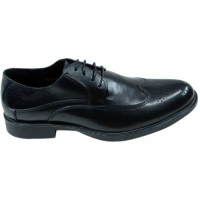 Men's Paforated Formal Shoes - Black