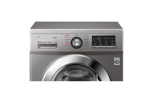 LG 9/5kg Washer and Dryer FH4G6VDGG6 9KG Steam Washing Machine Chrome Knob & Dryer Capacity 5KG