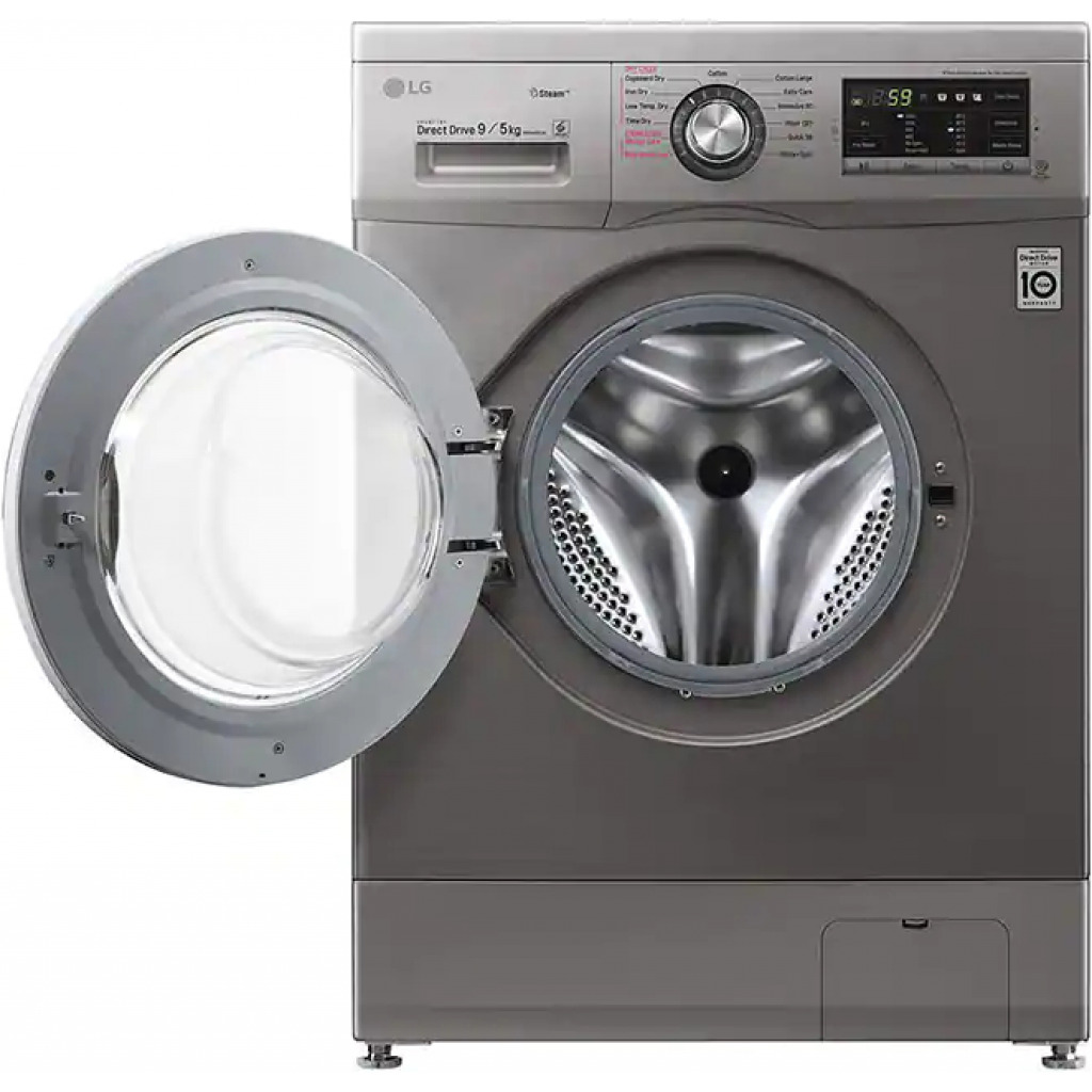 LG 9/5kg Washer and Dryer FH4G6VDGG6 9KG Steam Washing Machine Chrome Knob & Dryer Capacity 5KG