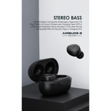 Oraimo Original Earbuds 2 Super Bass Wireless Stereo Earbuds – Black Headsets TilyExpress