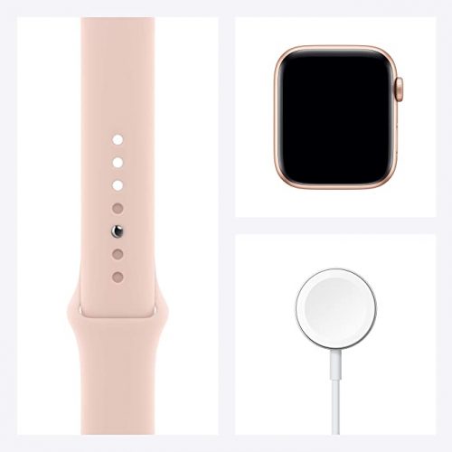 New Apple Watch SE (GPS, 40mm) - Gold Aluminium Case with Pink Sand Sport Band