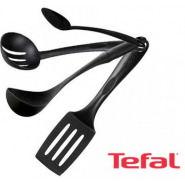 Tefal Bienvenue Kitchen Tools 4pc Set K001S424 – Black Cutlery & Knife Accessories