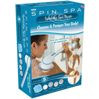 Handheld Messager Spinning Spa Body Brush, White Bath & Body Brushes TilyExpress 6