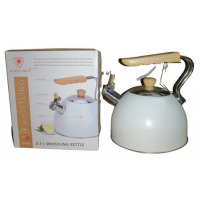 Kaisa Villa 2.5 Litres Whistling Tea Boiling Kettle - White