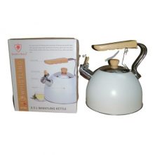 Kaisa Villa 2.5 Litres Whistling Tea Boiling Kettle - White