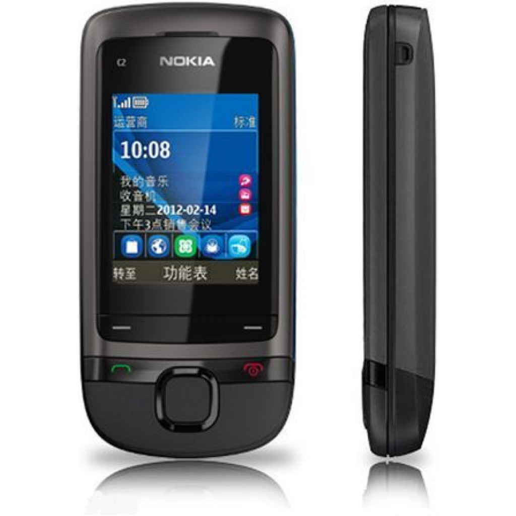 Nokia C2-05 2GSM 2.0'' Slide Touch &Type Mp3 Player Mobile Phone