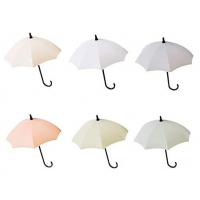 3Pc Umbrella Dual-use Sticky Hook Wall-mounted Hanging Rack, Color May Vary Umbrellas TilyExpress 4
