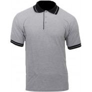 Men’s Polo Shirt – Grey, Black Men's T-Shirts
