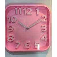 Wall Clock For Kitchen, Office, Bedroom, Living Room Decor-Pink