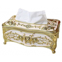 Tissue Box Napkin Holder Paper Case Cover For Table Decor, Cream