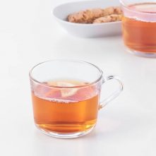 6 Pcs Of Plain Coffee Tea Glass Cups Mugs -Colorless Bar Cocktail & Wine Glasses