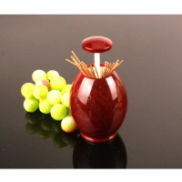 Automatic Multi-Design Egg Plastic Toothpick Holder Dispenser bottle, Multi-Colours