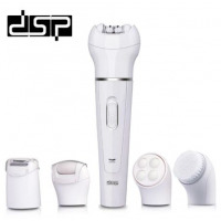 Dsp 4 In1 Rechargeable Facial Spa Brush Kit Cleansing Body Hair Trimmer, Color May Vary Bath & Body Brushes TilyExpress 3