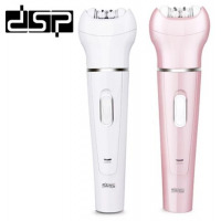 Dsp 4 In1 Rechargeable Facial Spa Brush Kit Cleansing Body Hair Trimmer, Color May Vary Bath & Body Brushes TilyExpress 4