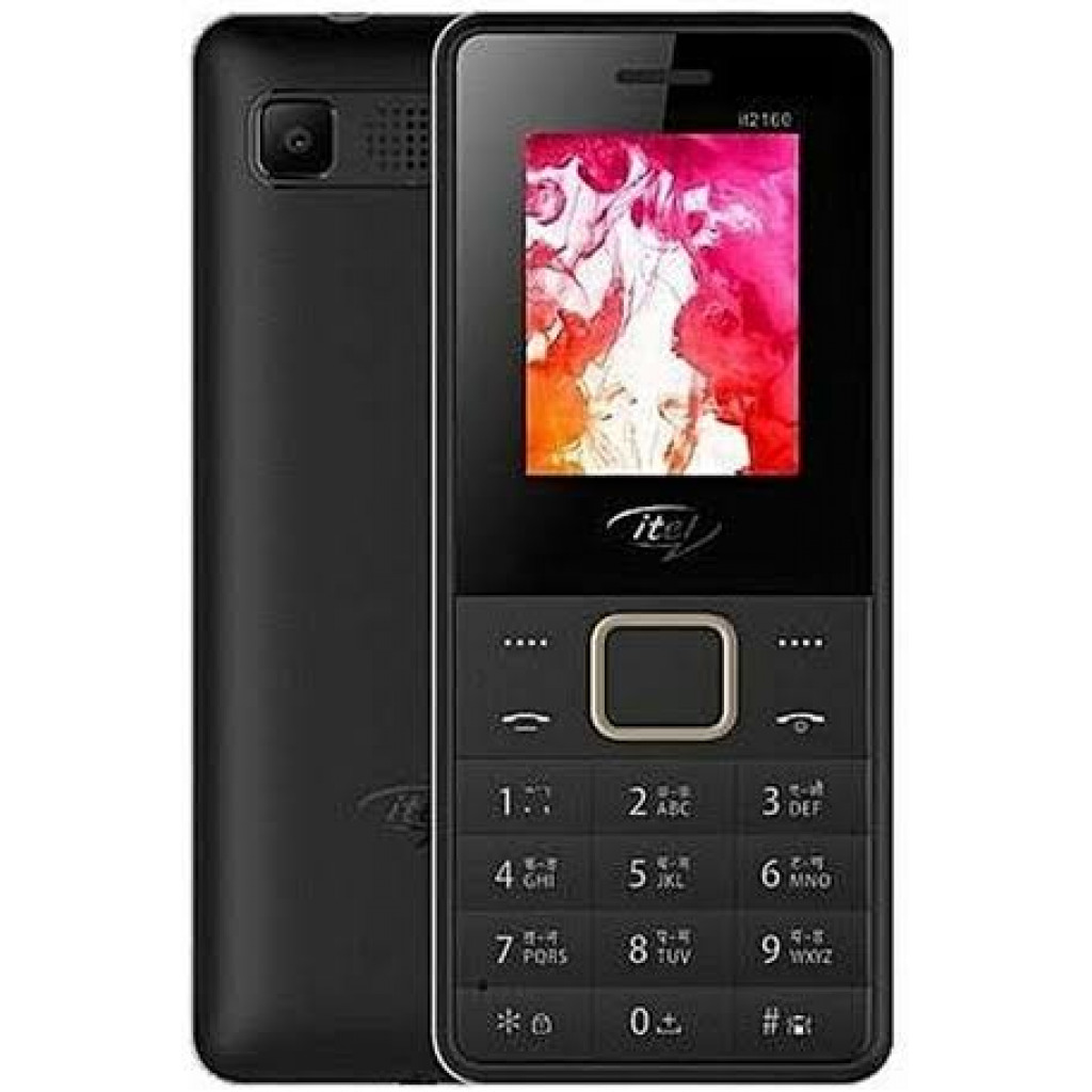 Itel 2160 - Dual SIM 1.8" 0.3 MP 1000 mAh – Black