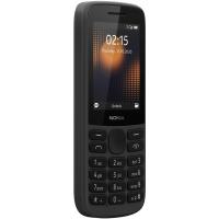 Nokia 215 4G Dual SIM 4G Phone with Long Battery Life, Multiplayer Games, Wireless FM Radio and Durable Ergonomic Design – Black