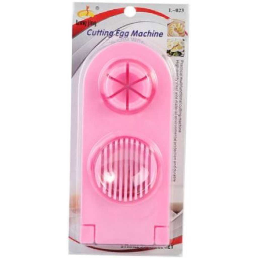 Egg Slicer Cutting Machine, Pink